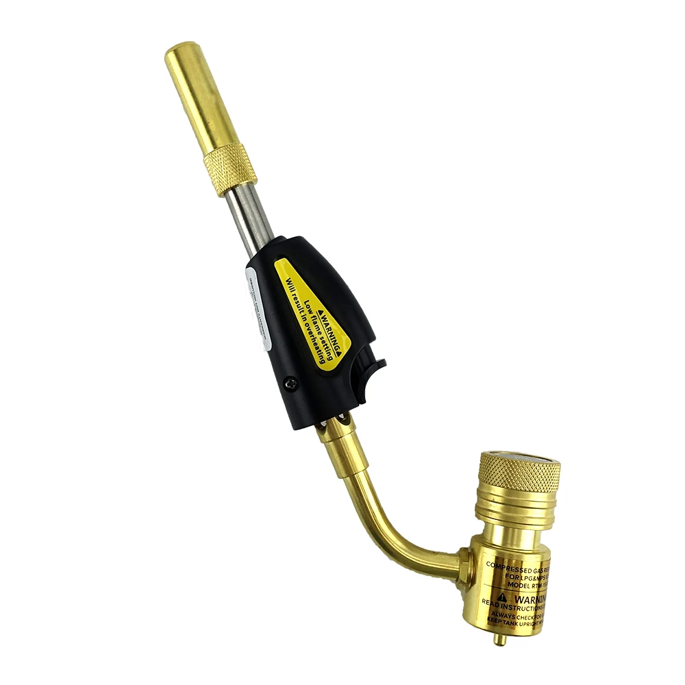 MAPP Torch Gas Welding Torch Self Ignition Gas Brazing Burner Soldering Quenching BBQ Burner CE Approved HVAC/R Hand Torch