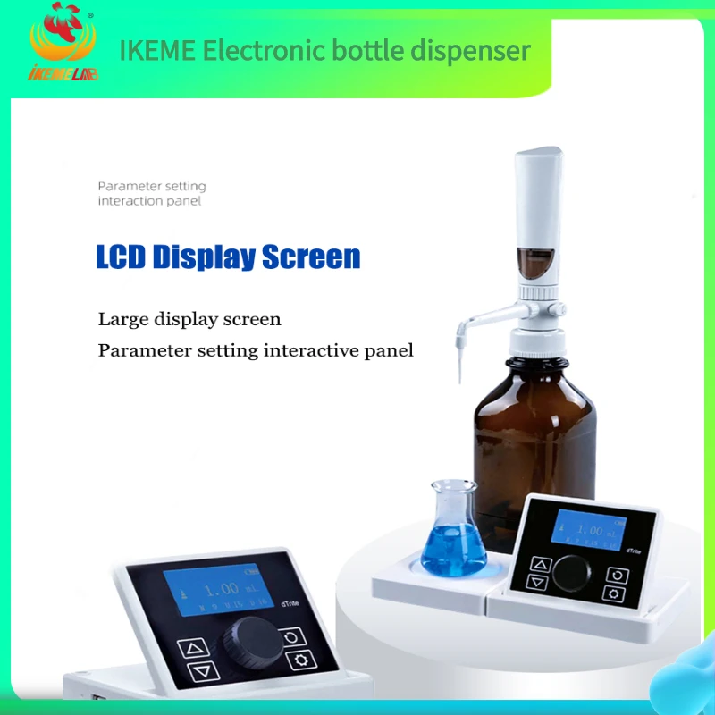 Electronic Titrator 0.01-99.9ml DTrite Digital Burette Electronic Bottle Top Dispenser With Magnetic Stirrer&Titrator Functions