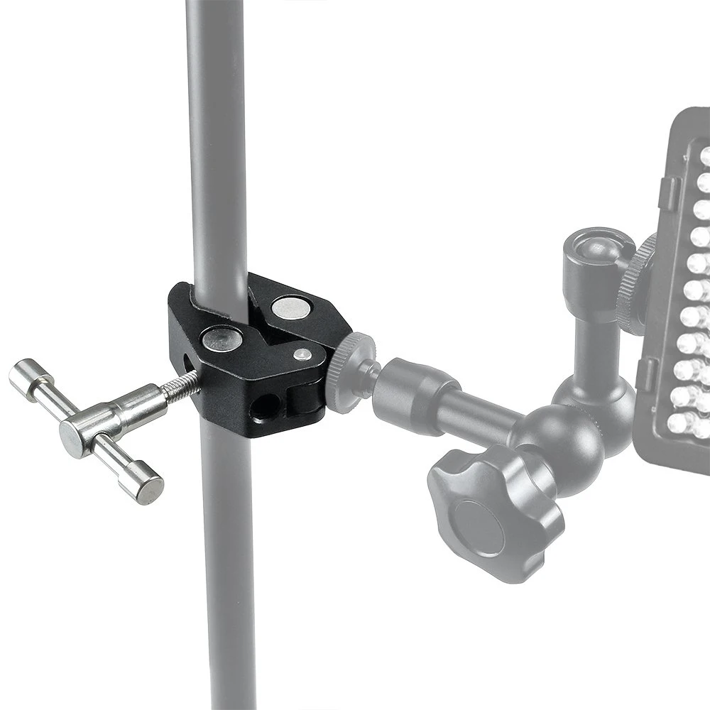 7/11/23Inch Metal Articulating Magic Arm Super Crab Clamp for Flash LCD Monitor LED Video Light SLR DSLR Camera