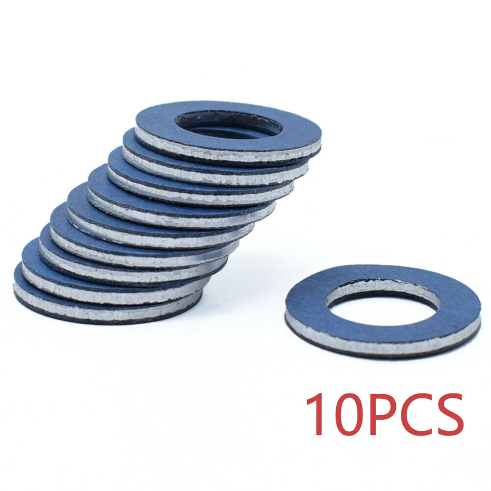 10pcs Oil Drain Sump Plug Washers Gasket Hole For Toyota  90430-12031 12mm