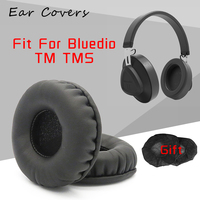 Ear Pads For Bluedio TM TMS Headphone Earpads Replacement Headset Ear Pad PU Leather Sponge Foam