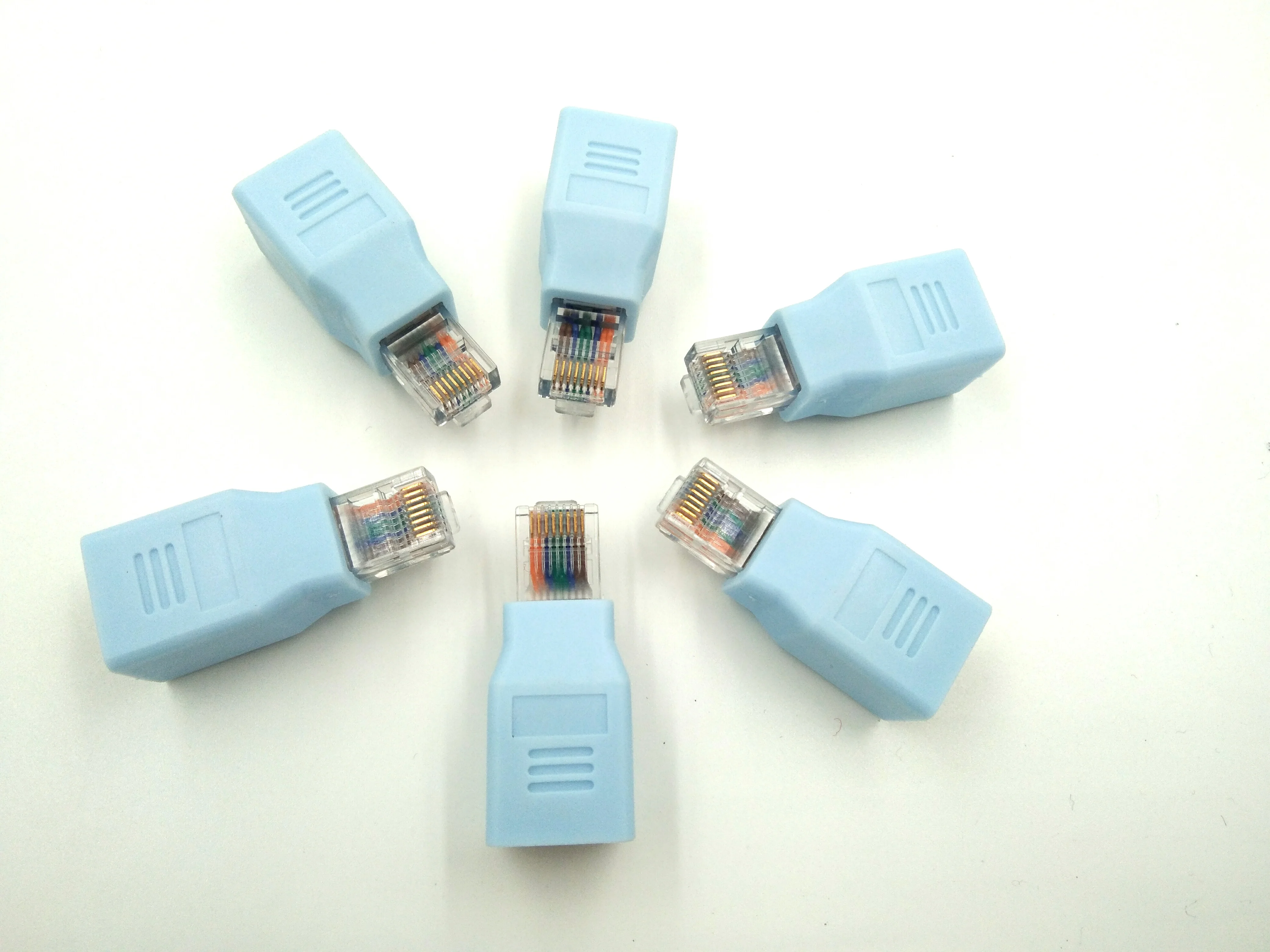 RJ45 CAT6 CAT5E Network Ethernet Connector male to female Cable cross Adapter New Brand