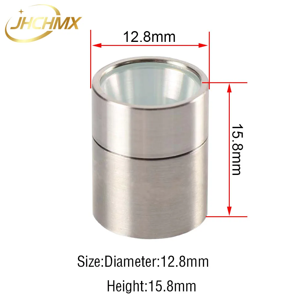 JHCHMX-conector de salida de grupo de lentes protectoras, fuente de láser de fibra Raycus, 12,8x15,8mm, 0-6KW