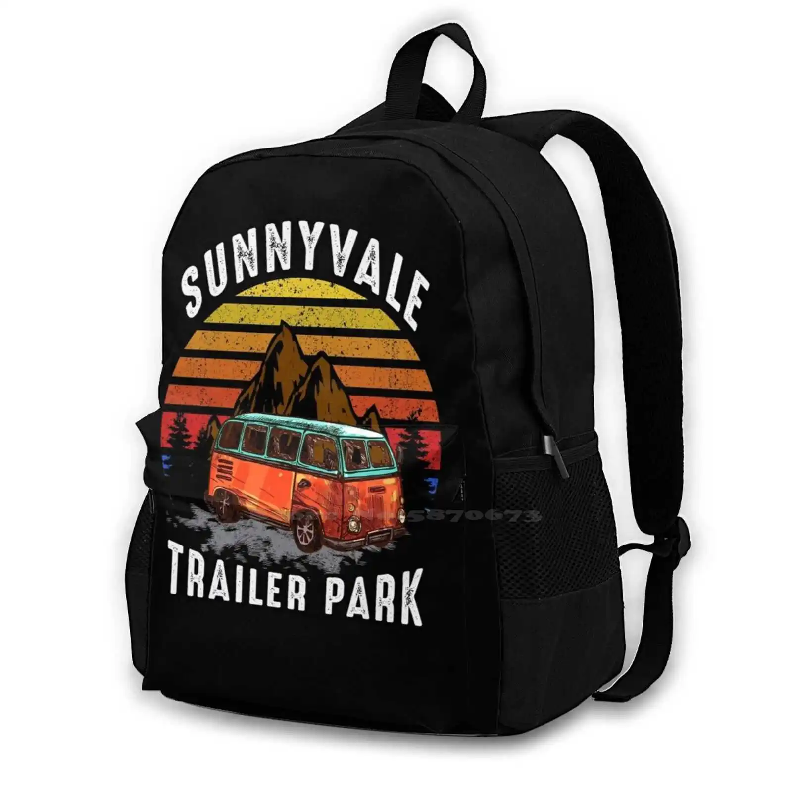 Retro Sunnyvale Essential Vintage Gift Essential School Bags Travel Laptop Backpack Sunnyvale Nova Scotia The Real Sunnyvale