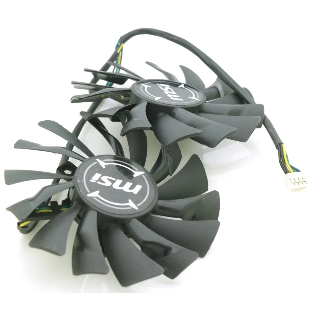 

PLD09210S12HH 86mm DC12V 0.40A 4Pin VGA Fan For MSI RX470 RX570 RX580 GTX 980 960 970 1060 1070 1080TI Graphics Card Cooling Fan