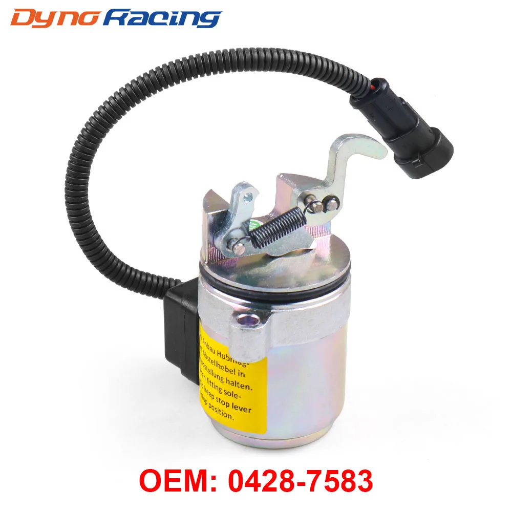 New Fuel Shutdown Shut Off Solenoid Valve 04287583 0428-7583 0428-7116 12V For Deutz Engine 1011 / 2011