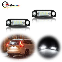 Gtinthebox Canbus Xenon White LED Car Number License Plate Lights For Volvo C30 C70 S80 V70 XC70 S40 V50 S60 V60 XC60 XC90 etc
