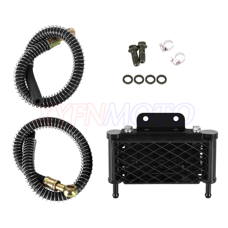 モーターサイクル用冷却ラジエーターモーターサイクル用オイル冷却システムカヤック用50-70-90-110-cc水平エンジン汚れのある猿