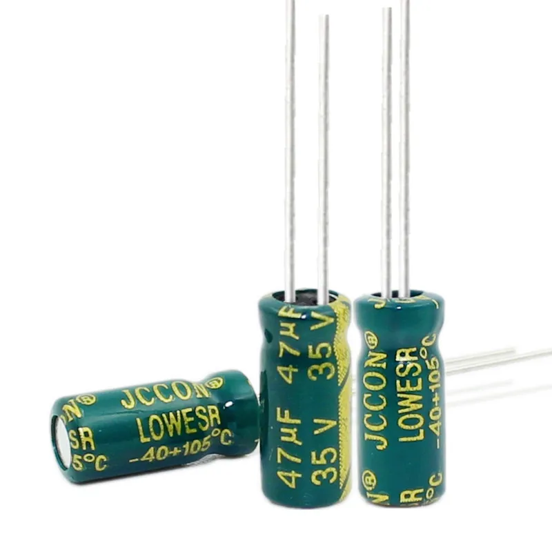 500PCS 47UF 35V 35V47UF Aluminium-Elektrolytkondensator Hochfrequenz 5X11MM