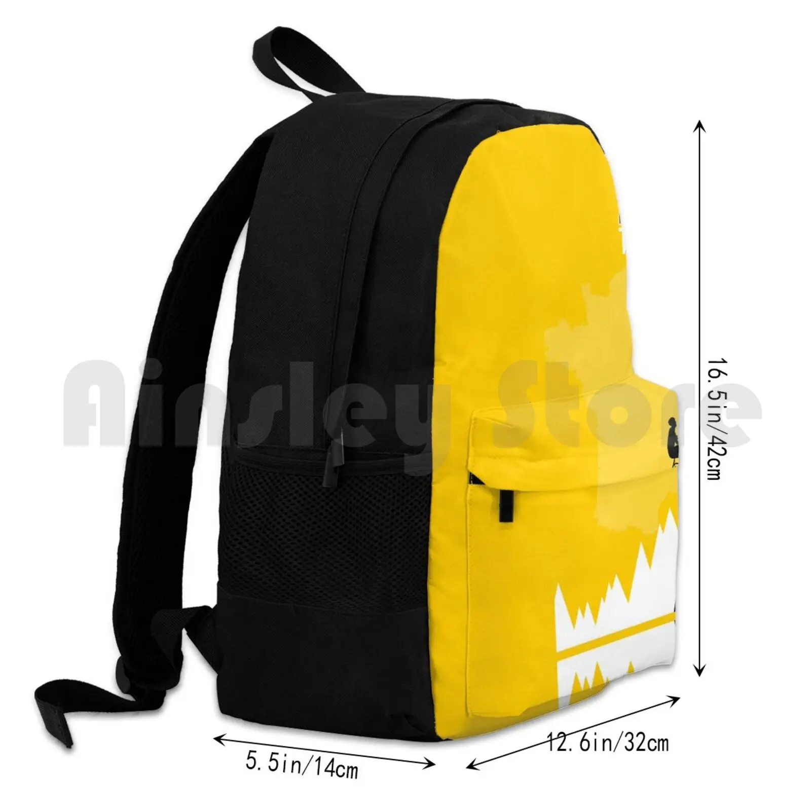 Mochila impermeável para caminhadas ao ar livre, ciclismo amarelo, Tdf Bike, França Bicicleta, Bicicleta Letour, Viagem, Le Race Wall, Tdf2018