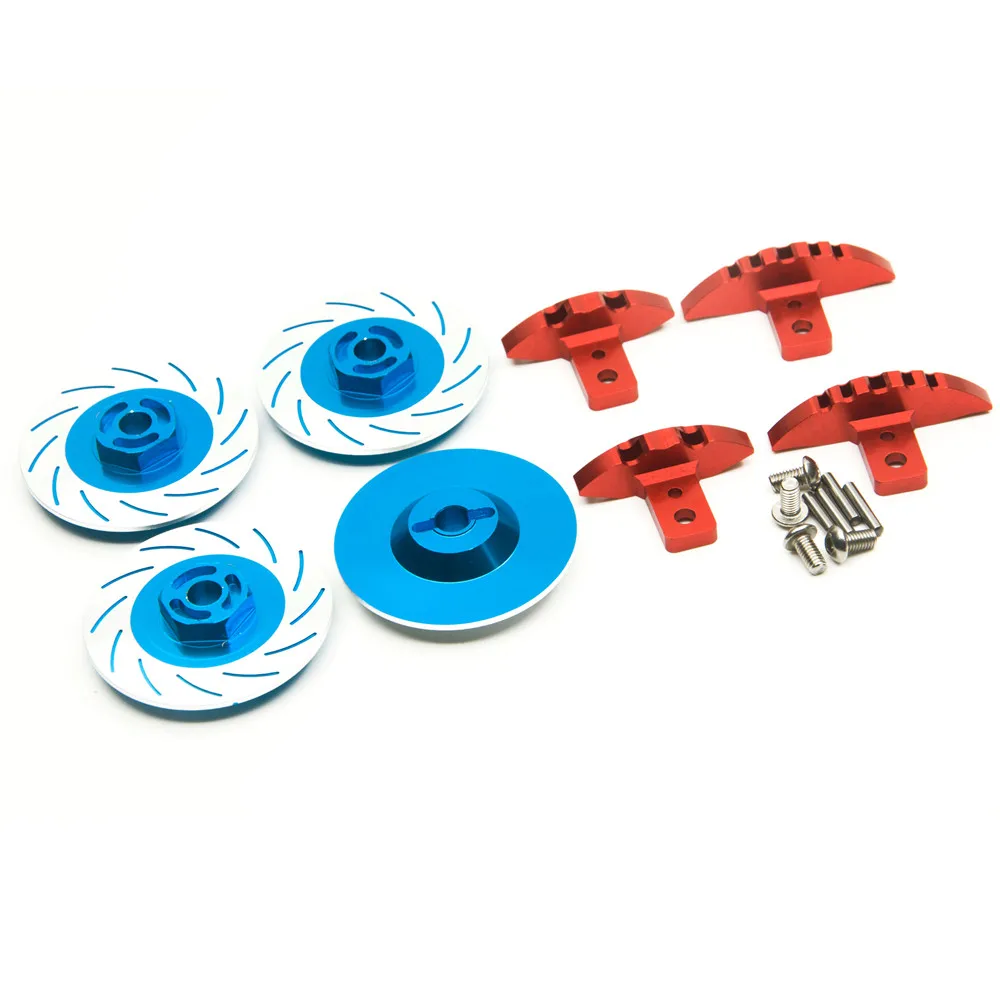 AXSPEED Aluminum Alloy Brake Disc Drive Hub Kit for 1/10 Sakura D4 D3 Simulate Brake RC Crawler Racer Car Upgrade Parts