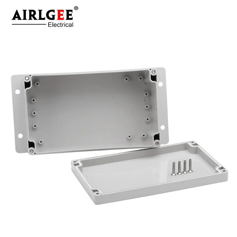 200 * 120 * 75mm ABS plastic electrical box standard waterproof junction box with sealed enclosure with fixed ears