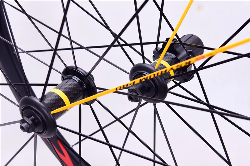 700C cosmic BMX 40mm Carbon fiber tube hub road bike bicycle wheel aluminum alloy V brake rim wheels for SHIMANO