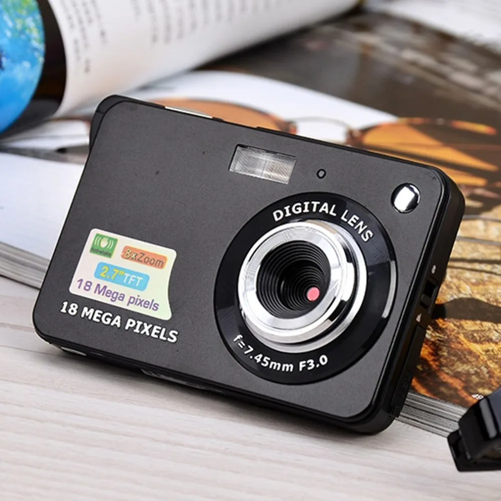 

Digital Camera 2.7 Inch TFT HD LCD Display 18MP 720P 8x Zoom Anti-Shake Camcorder Video CMOS Micro Camera Children Camera Gift