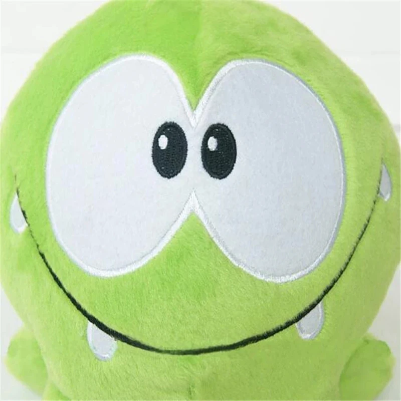 20Cm Hot Game Cartoon Knip Het Touw Om Nom Kikker Knuffel Knuffel Knuffels Kinderen Speelgoed Kinderen Collectie Cadeau