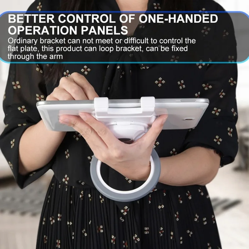 Tablet Stand Holder Stretchable bracket 7-10 inch Tablet 360 degree rotation desktop tablet Holder Handle ring support for ipad
