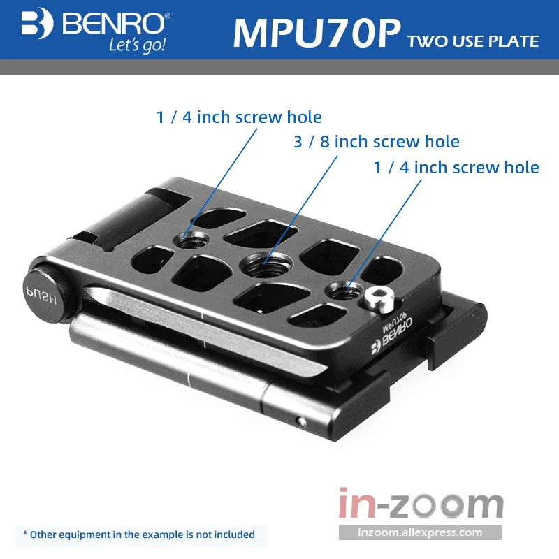 Новинка, штатив-монопод BENRO MPU70P с быстрой пластиной и зажимом PU50/PU60/PU70/MPU100, шаровая головка для canon, nikon, dslr-камеры Mefoto
