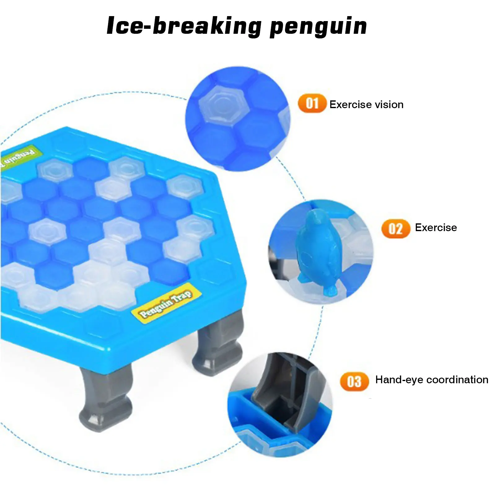 Funny Penguin Trap Board Game Dont Break The Ice Game Toys for Children Adults Interactive Christmas Birthday Party Game Toys