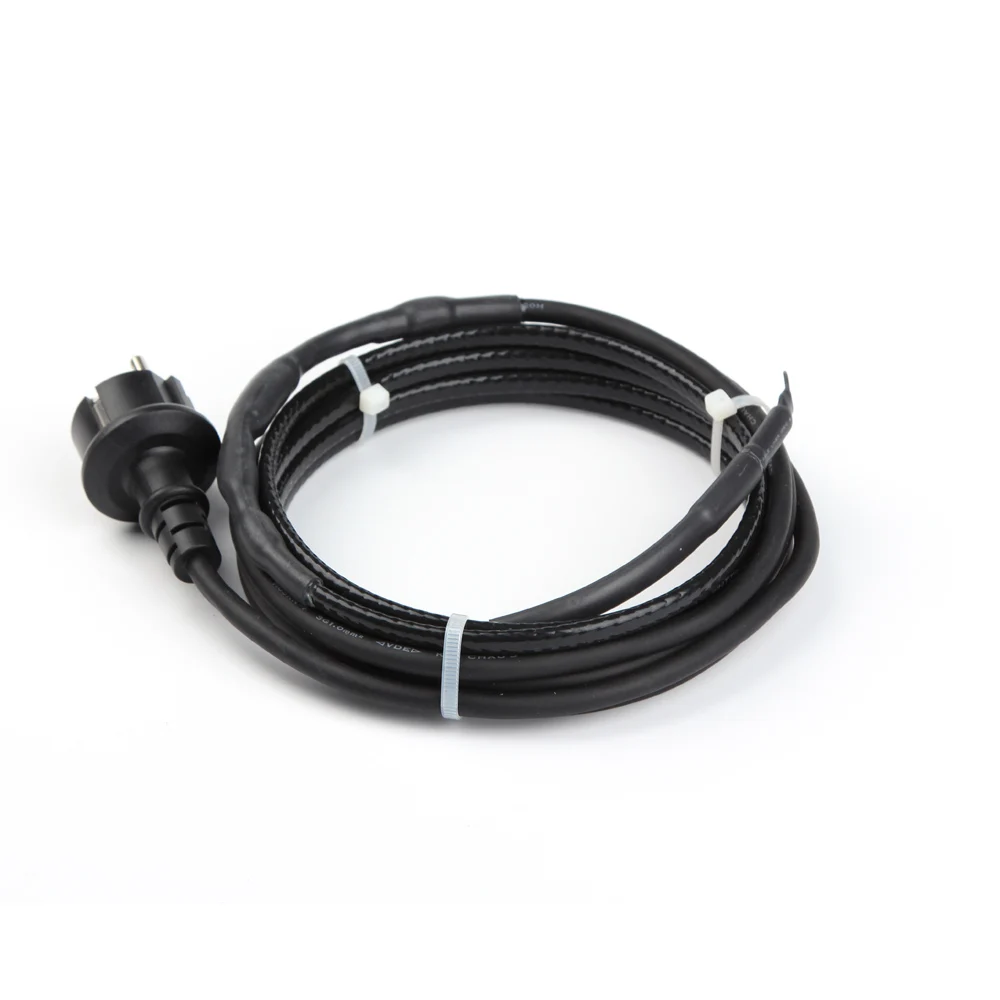 1~10m Self Regulating Heating Cable with EU Plug  Pre-assembled Heating Wire for  Water Pipe Anti-Freeze Protection