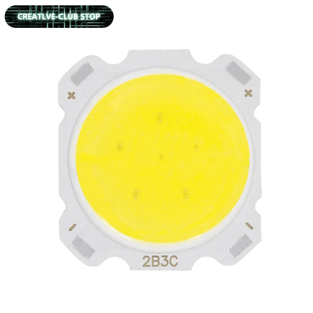 

10pcs a lot 3W/5W/7W/10W/12W/15W High Power LED COB Light Beads 28MM LED lamp Bead LED Bulb Chip Spot Light Downlight Diode Lamp