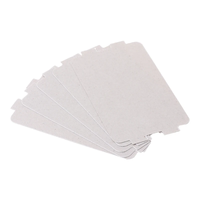 2024 New 5Pcs Microwave Oven Mica Plate Sheet Thick Replacement Part 107x64mm For Midea