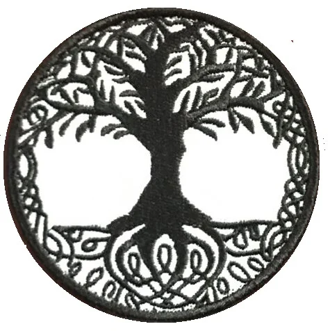 Yggdrasil Patch The Tree of Life in Norse Embroidered Badge Applique for Costume Jeans Jackets Clothing Bags DIY Accessories