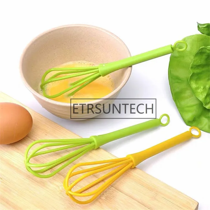 200pcs Mini Manual Egg Beaters Hand Egg Mixer Milk Cream Whisk Stiring Egg Whisk Cooking Tools