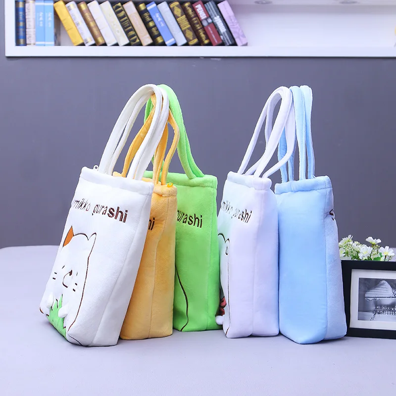 Cute Corner Bio Shoulder Bags backpack Japanese Animation Sumikko Gurashi Plush Toy Stuffed Soft Cartoon Kids Girls Gifts