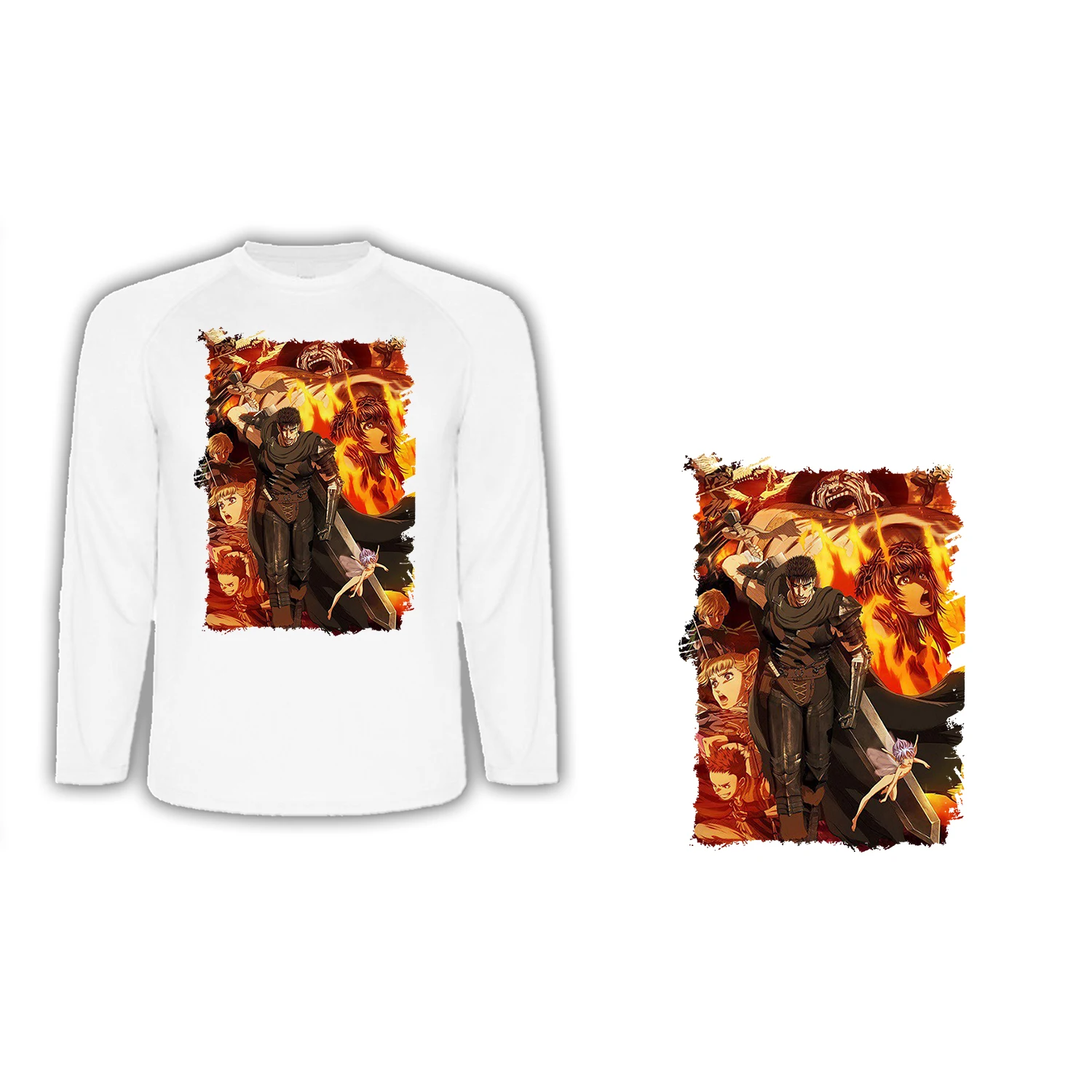 LONG SLEEVE T-SHIRT A3 ANIME BERSERK T-shirt