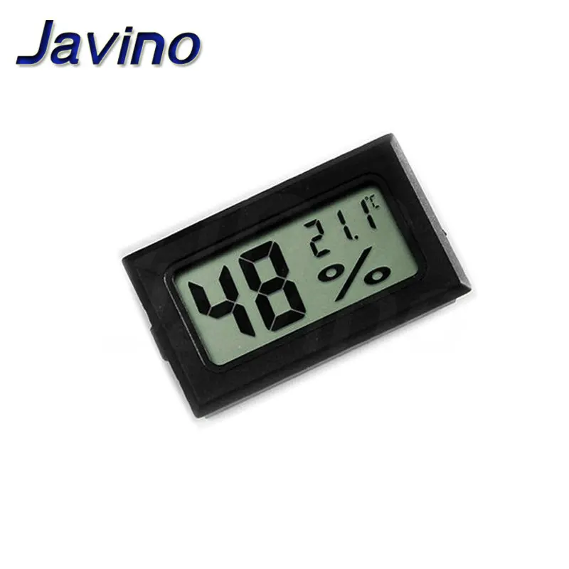 Micro LCD digital thermometer hygrometer indoor convenience temperature sensor  hygrometer instrument with cable