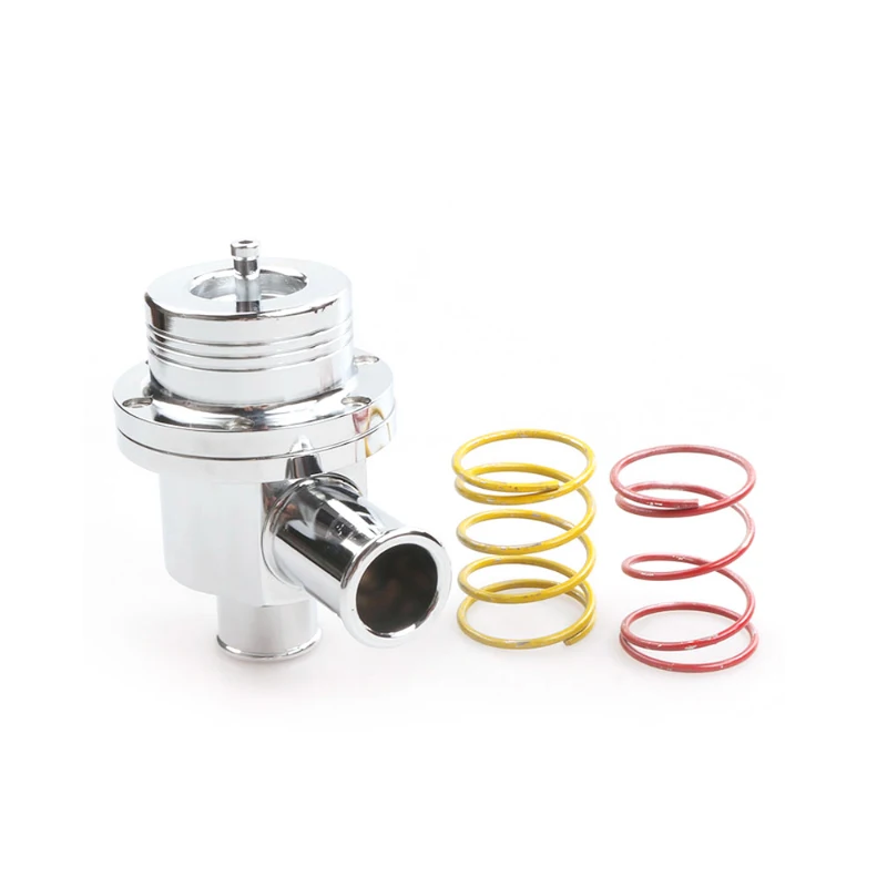 Uniwersalny zawór wydmuchowy 25MM 34mm BOV (4bar) do VW Audi wszystkie samochody turbo srebrne (2 sprężyny wynosi 14PSI i 7PSI)