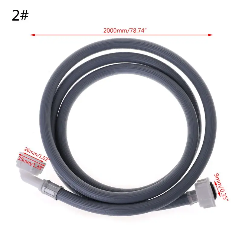 2021 New Washing Machine Dishwasher Inlet Pipe Water Feed Fill Hose With 90 Degree Bend