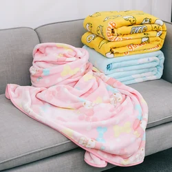 7 Styles Kawaii Anime Flannel Blanket Japan Bedroom Sofa Comfortable Warm Flannel Blanket Bedspread on the Bed Cover Blanket