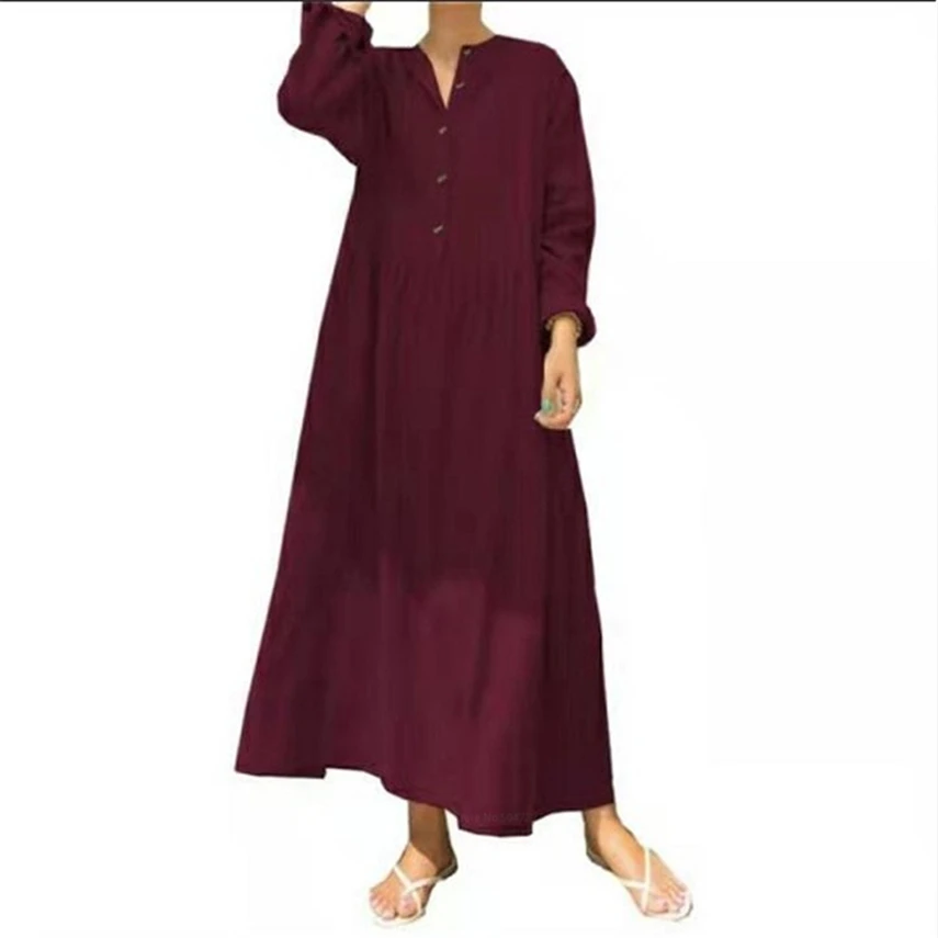 Imagem -06 - Moda Muçulmana Abaya para as Mulheres Vestido Árabe Dubai Sólido Eid Mubarak Casual Festa de Noite Roupas Islâmicas Longas Vestes Tamanhos Grandes