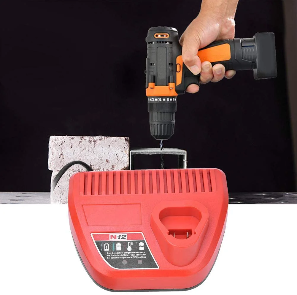 الاتحاد الأوروبي التوصيل Ac220-240V ليثيوم أيون شاحن ل ميلووكي N12 المدخلات الناتج 12 فولت 10.8 فولت 48-59-2401 48-11-2402 أدوات كهربائية