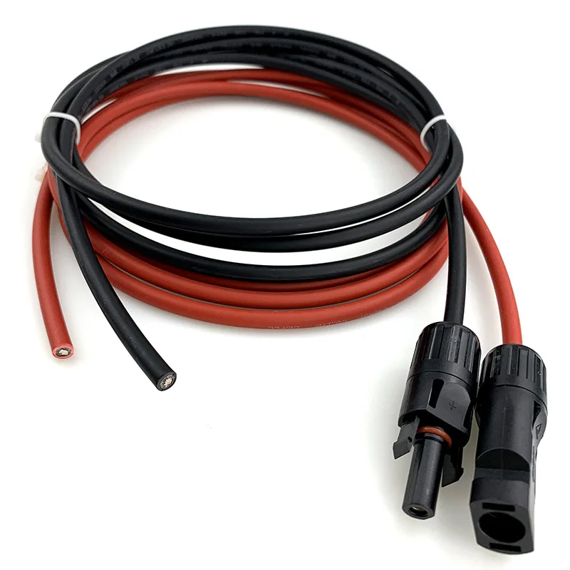 1M 2M 3M 5M 8M 10M 15M 20M Female and Male Single head solar extension wire cable PV wire 6/4/2.5 mm2 Solar PV Cable