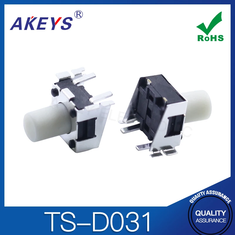 TS-D031 6*6*7.4H Touch Switch Patch Key Connector Touch Stand White Handle