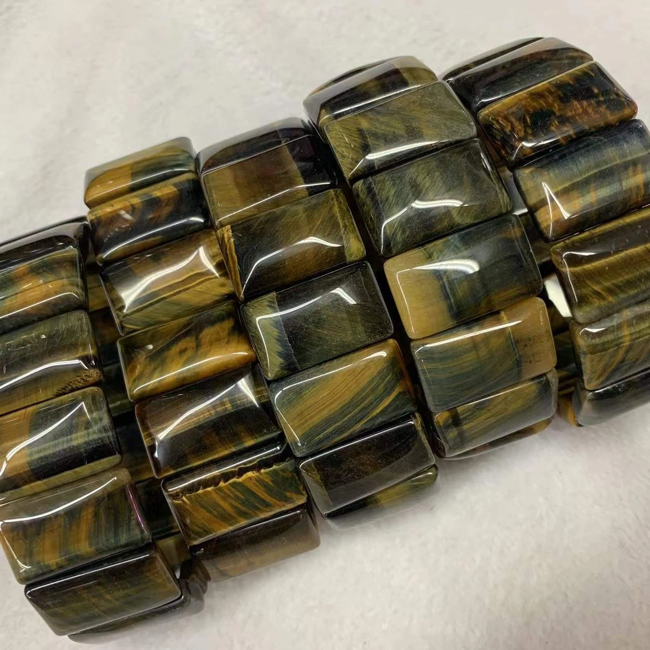 100% Real Natural Tiger Eyes Bracelet Men Women Stone Bangle Beaded Gift For Lover Charm Accessories Pulseras image 6