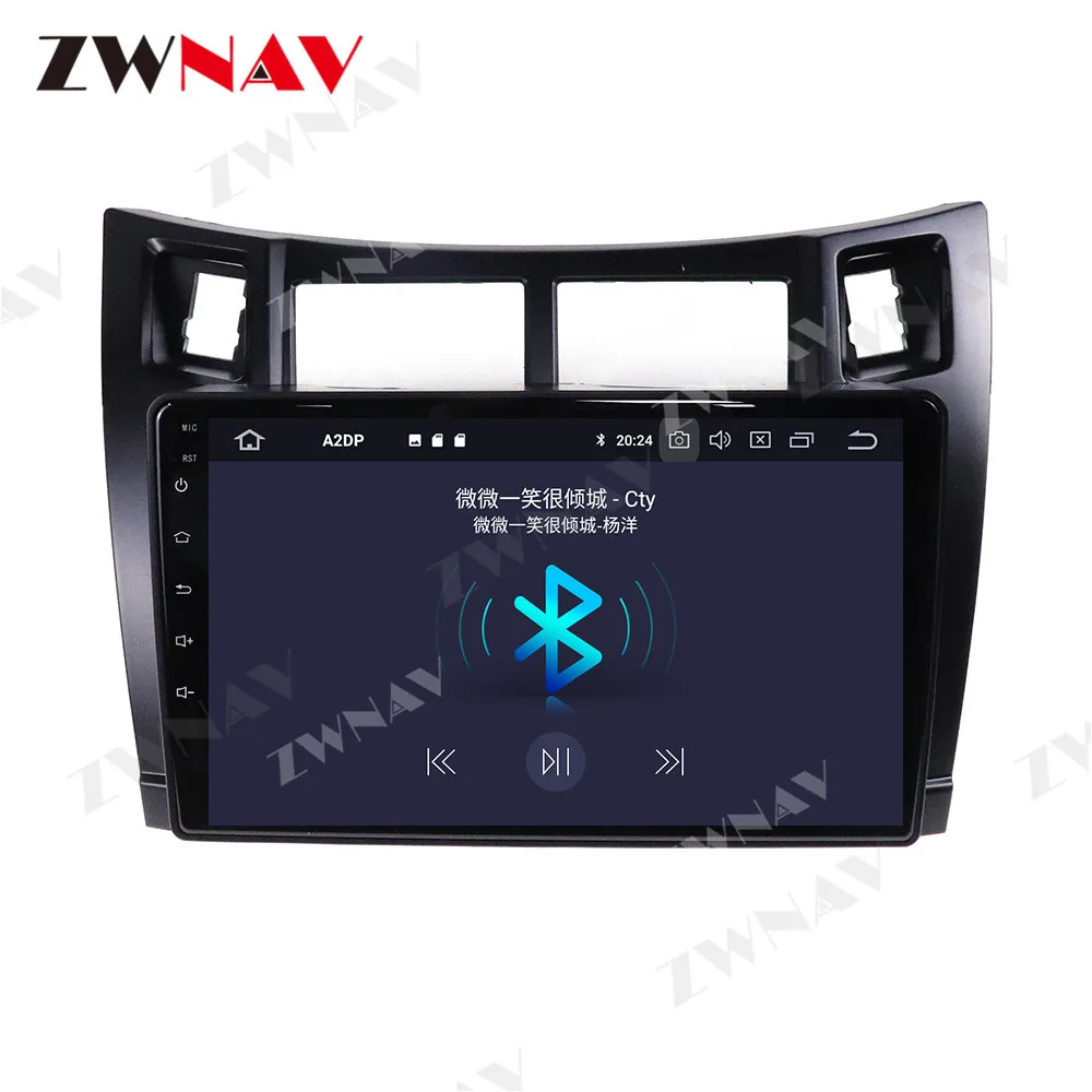 ZWNAV 9 Inch Android Car Radio For Toyota Yaris 2005 2006 2007 2008 2009 2010 2011 2012 Car GPS Navigation Carplay Head Unit