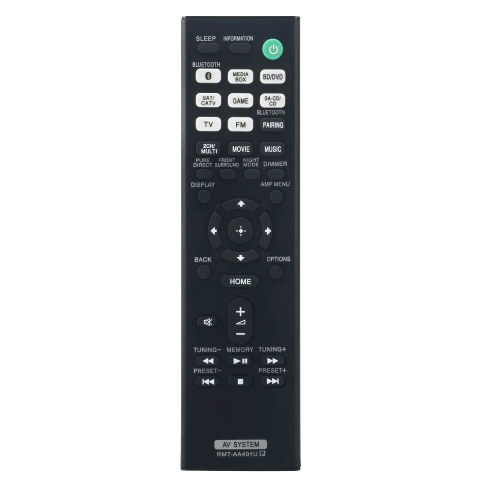 

New RMT-AA401U For Sony Audio Video AV Receiver Remote Control STR-DH190 STR-DH590 STR-DH790 HT-X9000F SAWX9000F