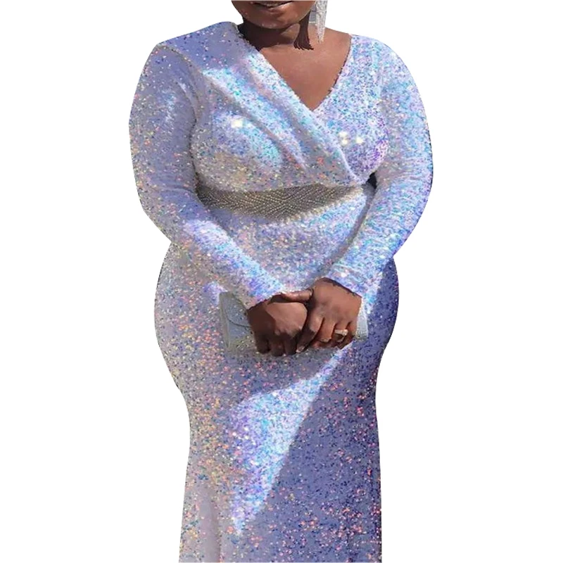green emerald velvet dress Plus Size Cape Sequin Evening Dress main image 1