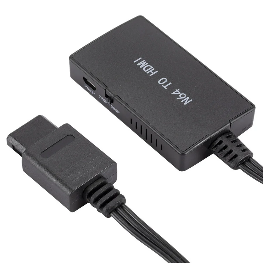 HD Suitable N64 To HDMI Converter HD Link Cable For N64/GameCube/SNES Plug and Play 1080P For N64 To HDMI Converter Cable