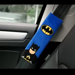 Universal Plush Car Safety Shoulder Strap Pad Seatbelt Cover Cartoon Seat Seat Belt Protector  Interior Accessories 2PCS