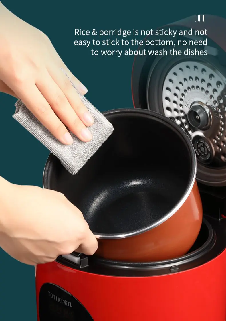 1,5 L Niedrigen Zucker Elektrische Reiskocher Intelligente Haushalts Kochen Appliance Multifunktionale Doppel Liner Lebensmittel Dampfer 220V