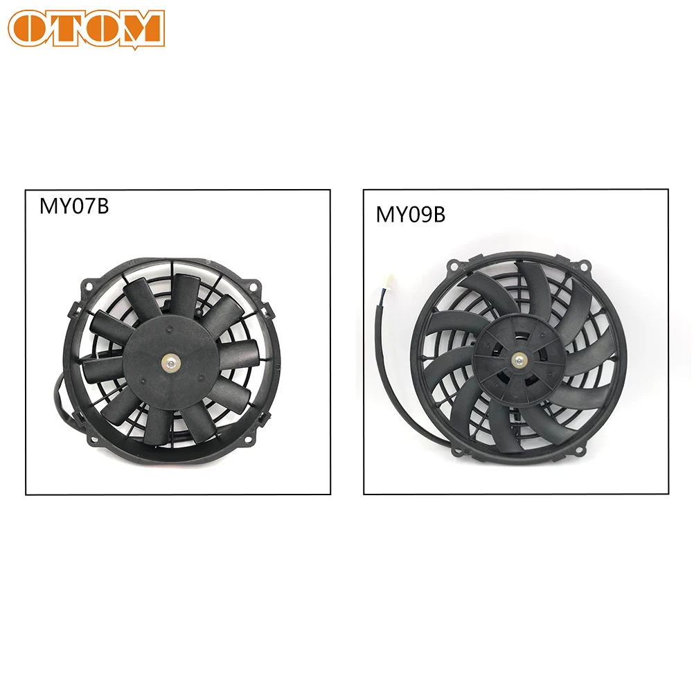 

OTOM Motocycle Water Tank Fan MY07B/MY09B Scooters Car Electronic Radiator Oil Cooler For KTM EXC HONDA YAMAHA KAWASAKI SUZUKI