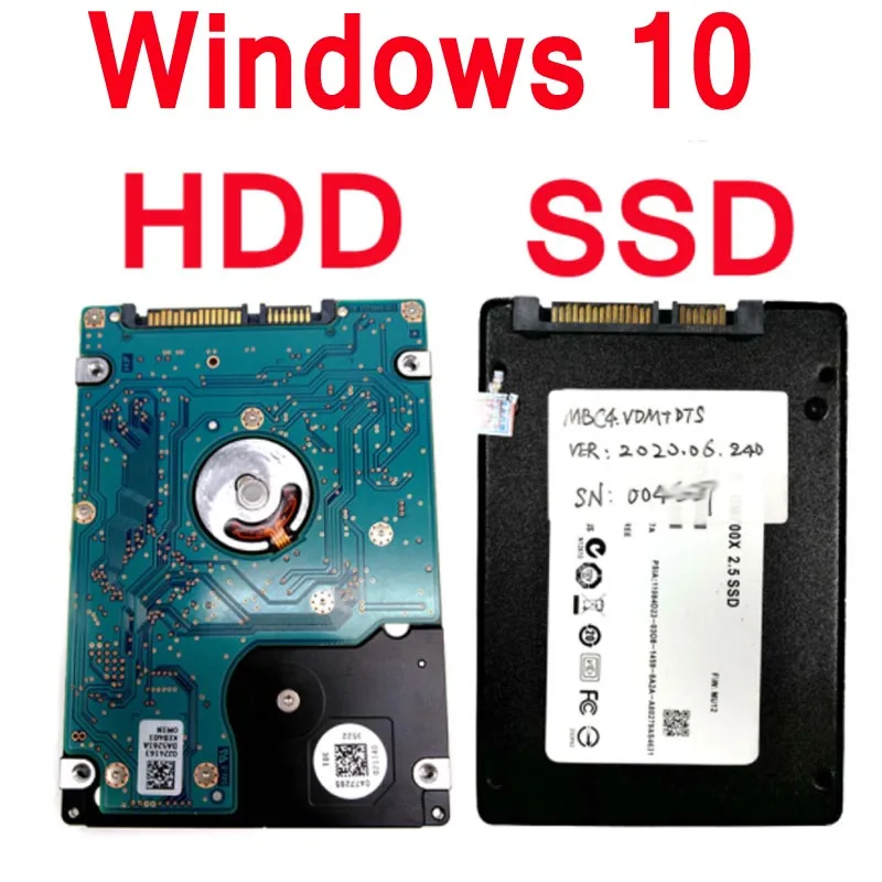 

12/2023 Newest WINDOWS 10 Full software for MB STAR C4/C3/C5 c6 HDD Fit For Most laptop as D630/CF19/CF30/X200/T420 window 10