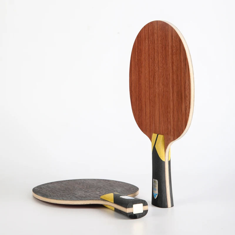 Stuor-Ebony e Rose Wood Raquete De Tênis De Mesa, Carbono Dourado, Interno Embutido, Lâmina De Ping Pong, Ataque Rápido, Alta Elasticidade, Nova Chegada