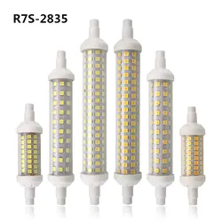 R7s LED COB Lamp 220V 78mm 118mm 135mm Dimmable Lamp Bulb SMD 2835 Replace Halogen Light LED Spotlight R7S Bulb