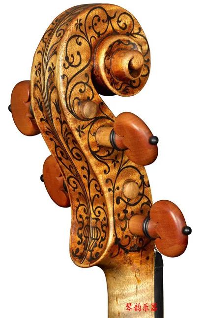 Copy Antonio Stradivari 1716 violin Shell inlay handwork violin 4/4 100% Retro matte Top Oil Varnish Professional voice violin