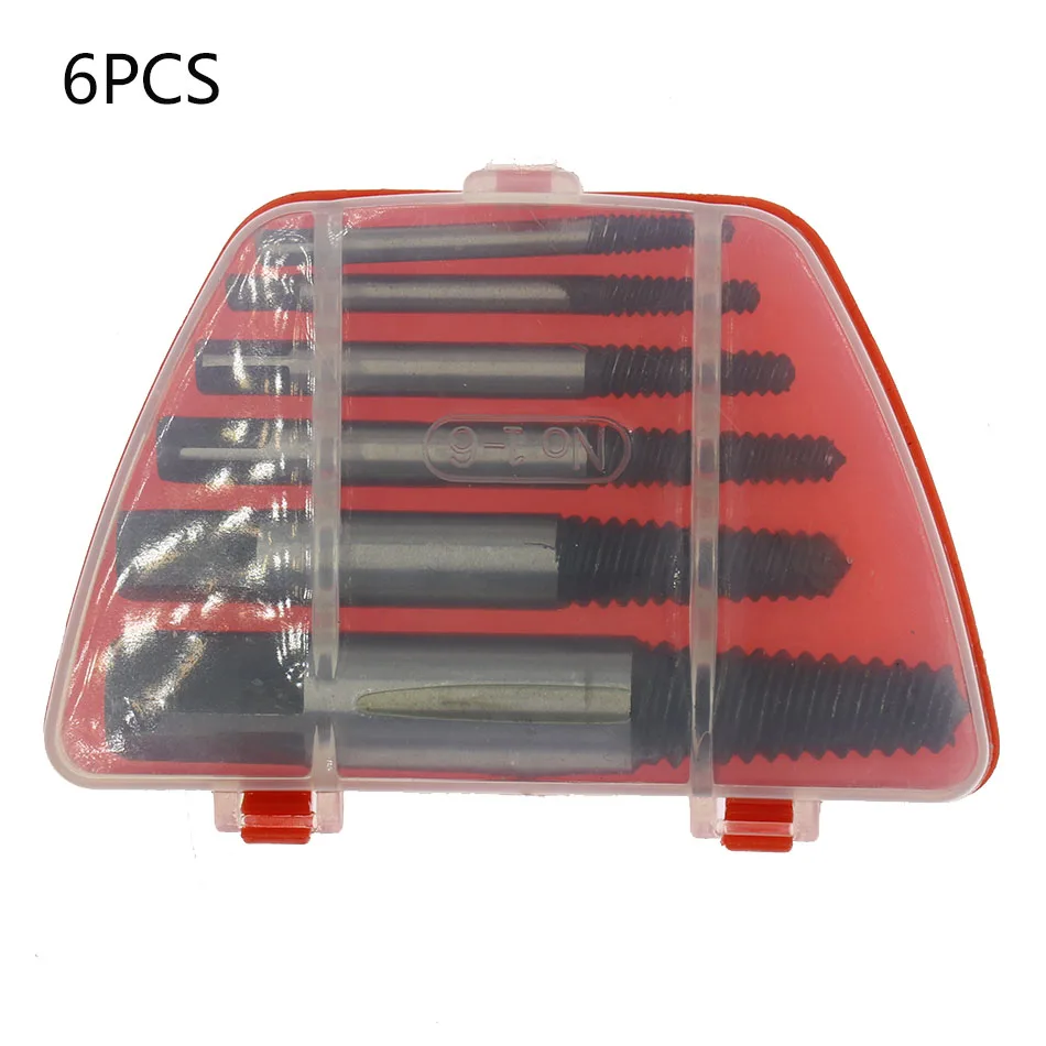 Damaged Screw Extractor Drill Bits Guide Set Broken Speed Out Easy out Screw extractor Stripped Screw Remover Tool
